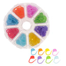 104 Pieces Knitting Crochet Locking Stitch Needle Clip Markers Holder Tools