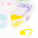 104 Pieces Knitting Crochet Locking Stitch Needle Clip Markers Holder Tools