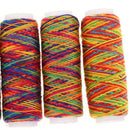 5 Pieces Rainbow Sewing Thread Cord Hand Machine Tool for Leather Caft Stitching