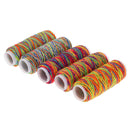 5 Pieces Rainbow Sewing Thread Cord Hand Machine Tool for Leather Caft Stitching