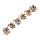 1 Pair Metal Crystal Shoes Chains Buckle Charms Jewelry for High-heeled Shoes
