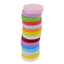 15 Pieces Round Rubber Stamp Carving Blocks for DIY Stamps Making Hobbies Crafts 5x1cm
