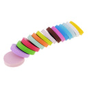 15 Pieces Round Rubber Stamp Carving Blocks for DIY Stamps Making Hobbies Crafts 5x1cm
