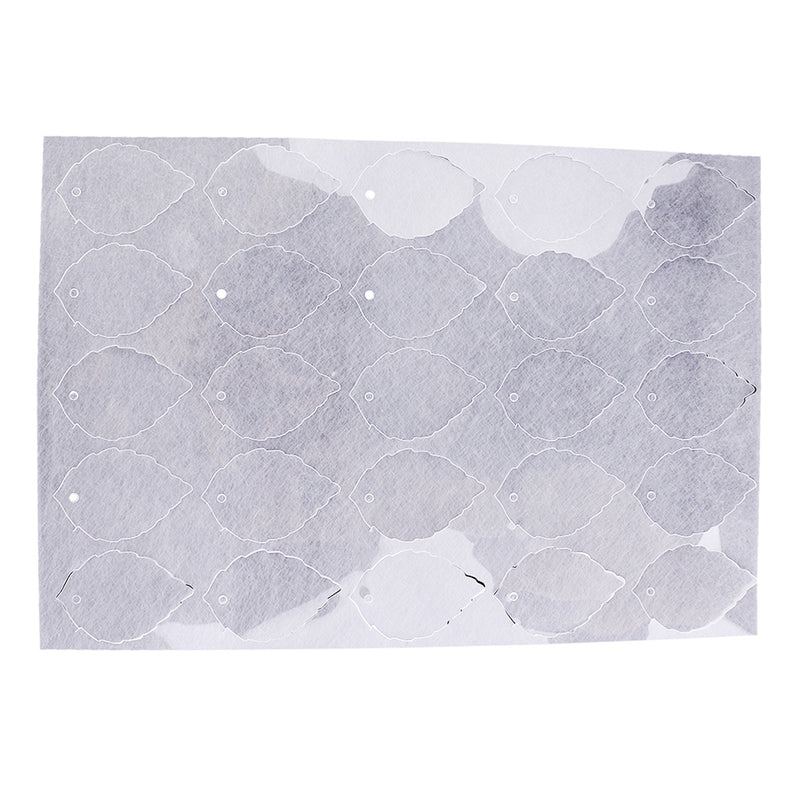 1 Sheet Precut Leaves Shape Heat Shrinkable Paper Shrink Films Paper for DIY Hanging Charms Jewelry Decor