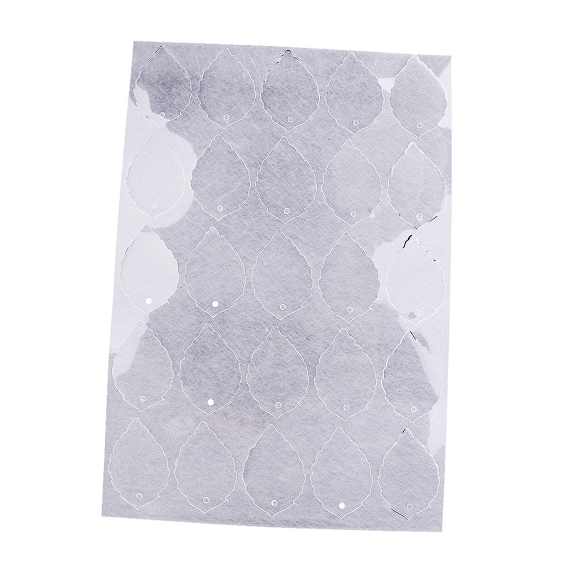 1 Sheet Precut Leaves Shape Heat Shrinkable Paper Shrink Films Paper for DIY Hanging Charms Jewelry Decor