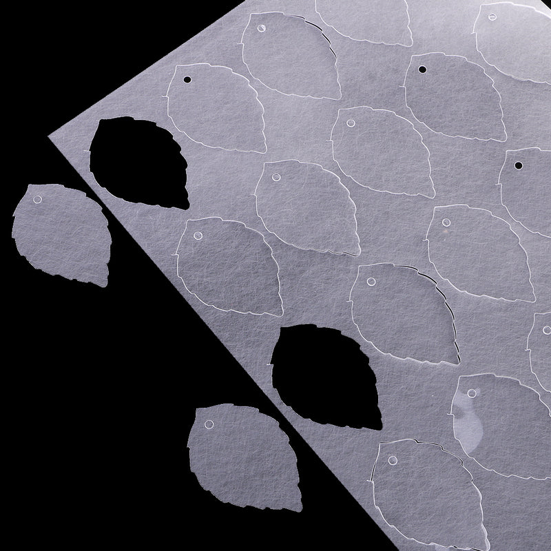 1 Sheet Precut Leaves Shape Heat Shrinkable Paper Shrink Films Paper for DIY Hanging Charms Jewelry Decor