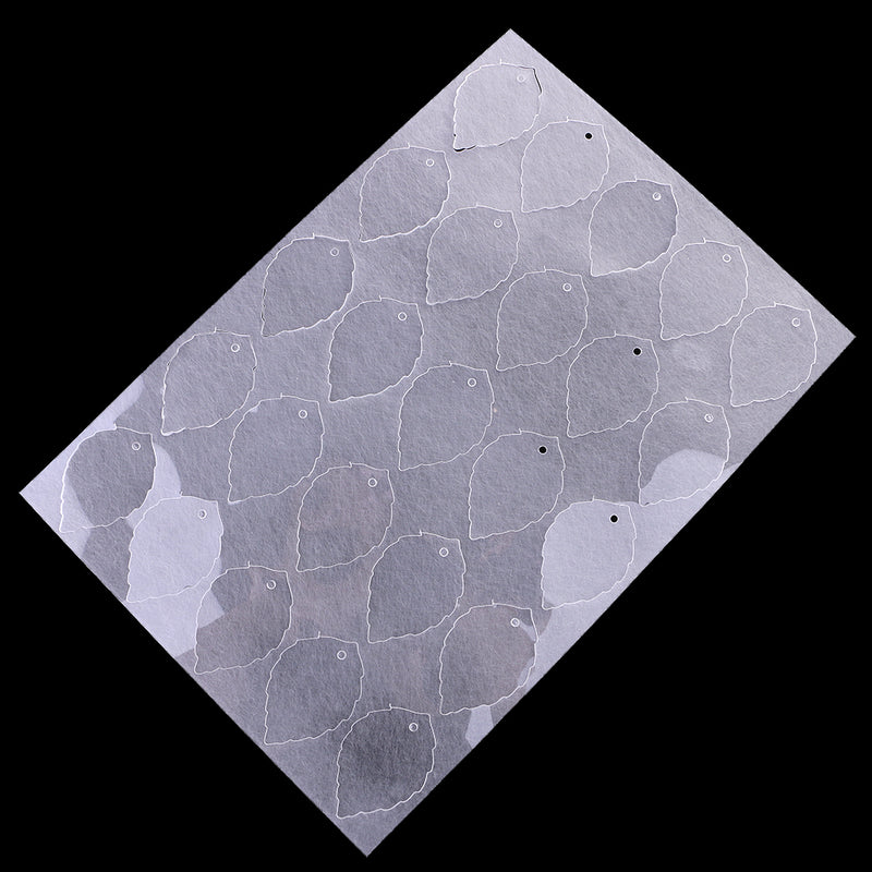 1 Sheet Precut Leaves Shape Heat Shrinkable Paper Shrink Films Paper for DIY Hanging Charms Jewelry Decor