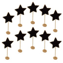 10 Pieces Mini Star Wooden Chalkboard Blackboard Table Number Wedding Party Decoration