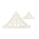 2 Pieces Crown Fondant Mold Cake Cutter Icing Cupcake Sugarcraft Decor Tool Molds