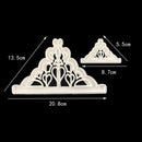 2 Pieces Crown Fondant Mold Cake Cutter Icing Cupcake Sugarcraft Decor Tool Molds