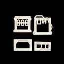 4 Piece Train Design DIY Plastic Fondant Cake Mold Cookies Baking Tool Accessories Bakeware