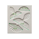 2 Pieces Flower Leaf Fondant Silicone Mould Cake Chocolate Sugar Baking Mold Decoration
