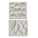 2 Pieces Flower Leaf Fondant Silicone Mould Cake Chocolate Sugar Baking Mold Decoration