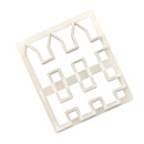 Fence Design Silicone Mold Fondant Cookie Cutter DIY Cake Decoration Marzipan Fondant Cake