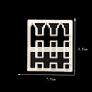 Fence Design Silicone Mold Fondant Cookie Cutter DIY Cake Decoration Marzipan Fondant Cake