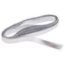 5 Meters 1cm Sliver Metallic Glitter Ribbons for Party Home Wedding Decor Gift Wrapping