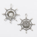 10 Styles Vintage Silver Connectors Jewelry Making Charms Pendant DIY Craft