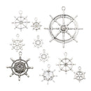 10 Styles Vintage Silver Connectors Jewelry Making Charms Pendant DIY Craft