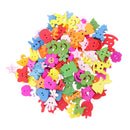 100 Pieces Wood Handmade Colorful 2 Holes Wooden Buttons Sewing Scrapbooking DIY