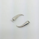 10 Pieces Screwback Cat Claw Rock Punk Studs Spikes Belts Bags Leathercraft Clothes DIY Rivet for Decoration Silver