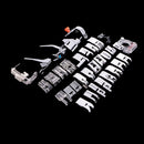 32 Pieces High-Q Sewing Machine Presser Foot Feet Kit Set fit for Brother Singer Janome in Clear Box