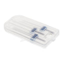 3 Pieces Double Twin Needles Pins Sewing Machine Accessories with Plastic Box Size 2/90 3/90 4/90 Set