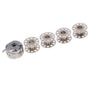 1x Domestic sewing machine bobbin case + 4 bobbins for Butterfly Singer FLYINGMAN Treadle Sewing Machines