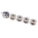 1x Domestic sewing machine bobbin case + 4 bobbins for Butterfly Singer FLYINGMAN Treadle Sewing Machines