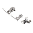 7 Pieces/Set Domestic Sewing Machine Presser Feet Set Bias Binder Presser Foot & Rolled Hem Foot & Elastic Fabric Presser Foot Handle