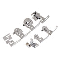 7 Pieces/Set Domestic Sewing Machine Presser Feet Set Bias Binder Presser Foot & Rolled Hem Foot & Elastic Fabric Presser Foot Handle