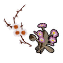 5 Pieces/Set Fashion Embroidery Flower Plants Patches Decorative Applique Patches Garment Decoration
