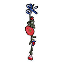 5 Pieces/Set Fashion Embroidery Flower Plants Patches Decorative Applique Patches Garment Decoration