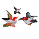 3 Pieces/Set Fashion Embroidery Bird Patches Decorative Applique Patches Garment Decoration