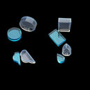 4 Pieces/Set Multi-shapes Silicone Pendant Molds for Resin Jewelry Making Crafts