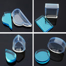 4 Pieces/Set Multi-shapes Silicone Pendant Molds for Resin Jewelry Making Crafts