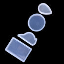 4 Pieces/Set Multi-shapes Silicone Pendant Molds for Resin Jewelry Making Crafts