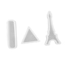 4 Piece Assorted Shape DIY Silicone Pendant Mold Mould for Resin Casting Jewelry Making Tool Crafts