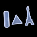 4 Piece Assorted Shape DIY Silicone Pendant Mold Mould for Resin Casting Jewelry Making Tool Crafts