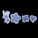 4 Piece/set Assorted DIY Silicone Pendant Mold Mould for Resin Casting Jewelry Making Tool Crafts