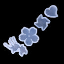 4 Piece/set Assorted DIY Silicone Pendant Mold Mould for Resin Casting Jewelry Making Tool Crafts