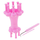 3 Pieces/set Braided Rope Braid Maker Knitting Loom Crochet Hook Knitting Tools for DIY Weaving Crafts