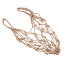 Net Mesh Bag Rope String Shopping Bag Shopper Short Handle Reusable Bag Turtle Bag Handbag 56cm