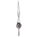 130cm Double Layer Plant Flower Hanger Macrame Cotton with 4 Legs For Balcony Indoor Outdoor Ceiling Decorations