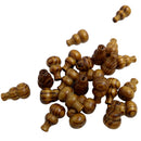 25 Pieces 27mm Gourd Shape Striped Wood Beads Loose Spacer Beads for Jewelry Making Charms Kids Craft