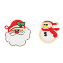 12 Pieces Cute Christmas Series Embroidery Sew On Iron On Patch Badge Fabric Bag Clothes Applique Craft Transfer