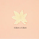 10 Pieces Mixed Embroidered Sew Iron on Patch Badge Maple Leaf Bag Hat Dress Applique DIY 4.8x4.8cm