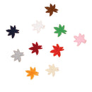 10 Pieces Mixed Embroidered Sew Iron on Patch Badge Maple Leaf Bag Hat Dress Applique DIY 4.8x4.8cm