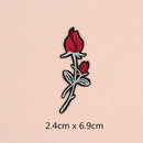14 Pieces Rose Flower Applique Badge Embroidered Sew on Iron on Floral Patch Dress Decoration Craft