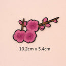 14 Pieces Rose Flower Applique Badge Embroidered Sew on Iron on Floral Patch Dress Decoration Craft