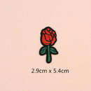 14 Pieces Rose Flower Applique Badge Embroidered Sew on Iron on Floral Patch Dress Decoration Craft
